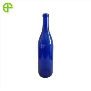 Sapphire Blue stikla vīna pudeles