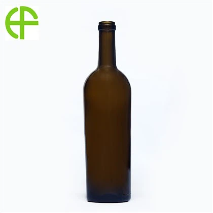 750 ml Olive Green Shacheng 992 vīna pudele